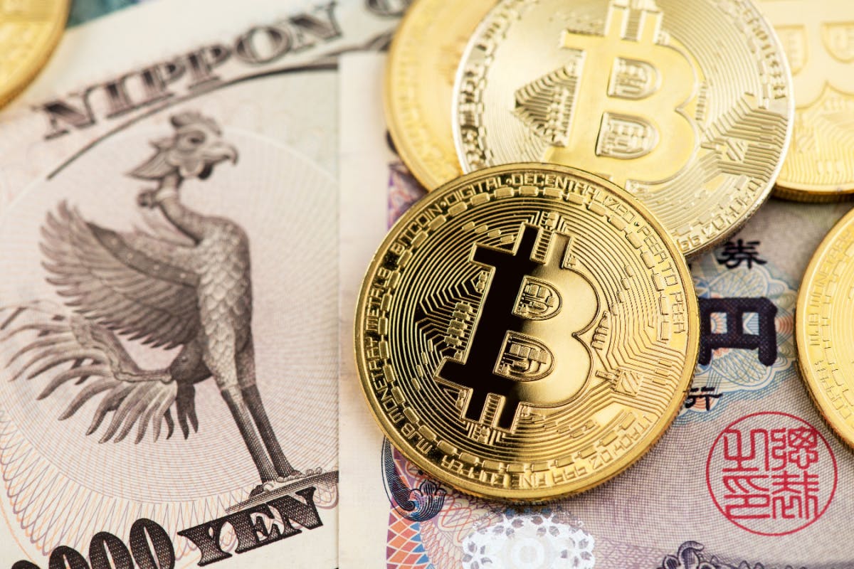 ビットコインと日本円のイメージ画像