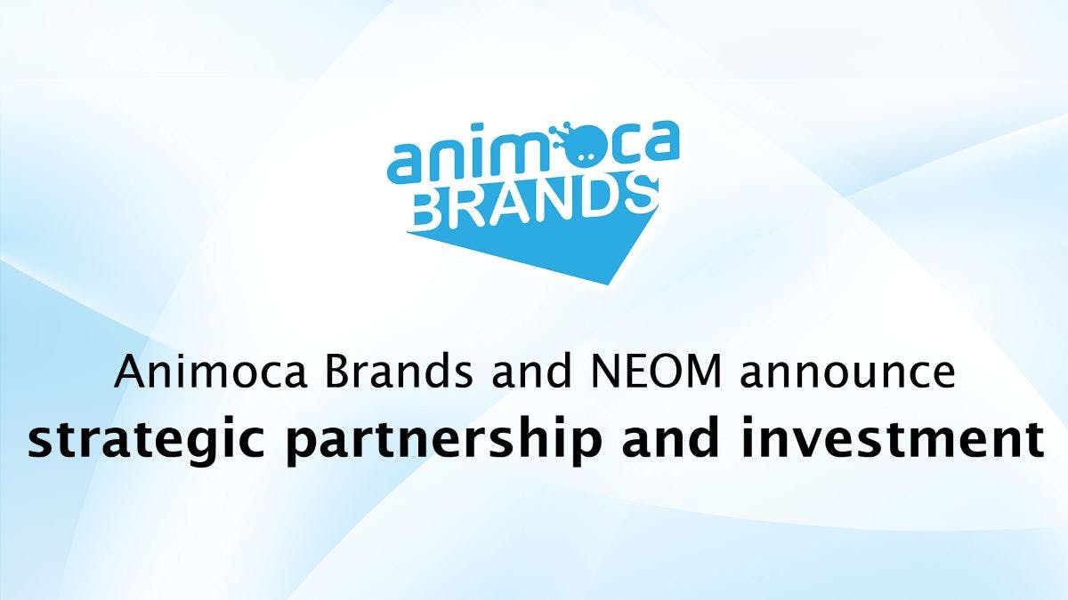 NEOM、Animoca Brandsパートナーシップ