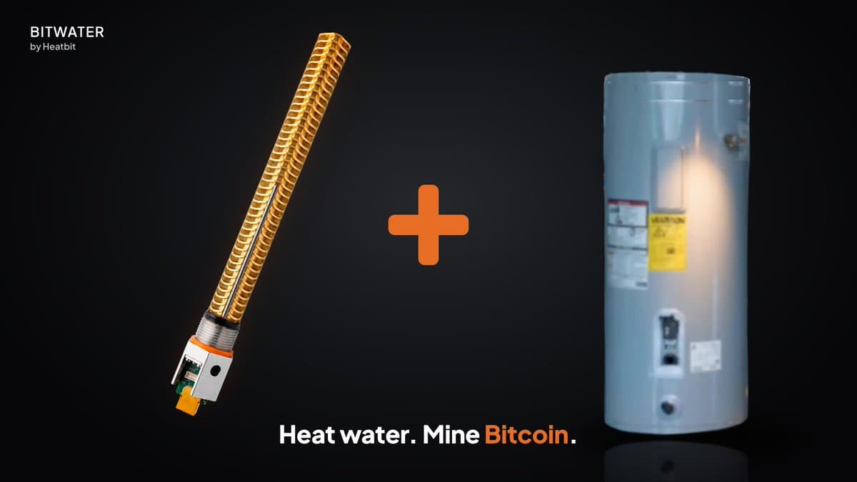 ビットコイン採掘の熱で湯を沸かす温水器用ヒーター、『Bitwater』装置が登場